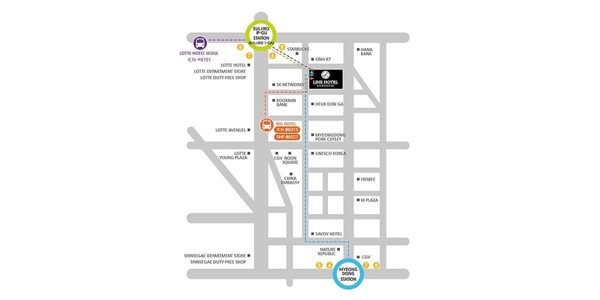 Line Hotel Myeongdong Séoul Extérieur photo